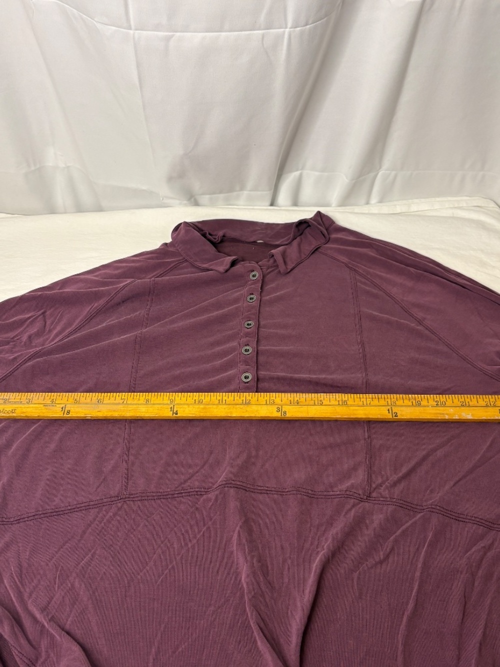 We The Free Free People Oversized Collared Shirt XS 100% Cotton RN66170 Purple - Picture 3 of 7